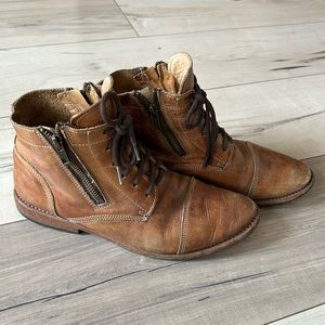 Bed stu leather boots, size 9